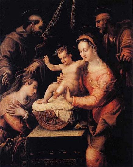 Lavinia Fontana Holy Family with Saints China oil painting art